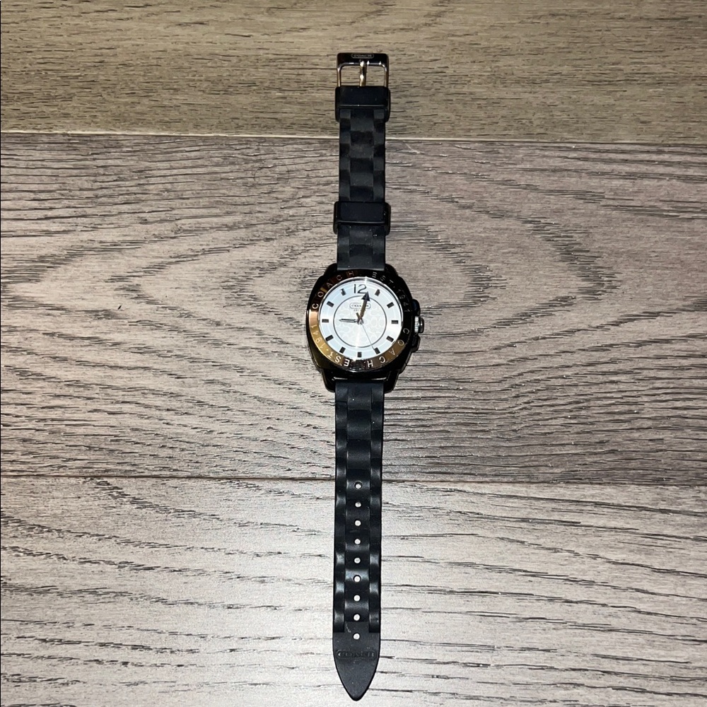 Coach Black and Silver Women's Watch